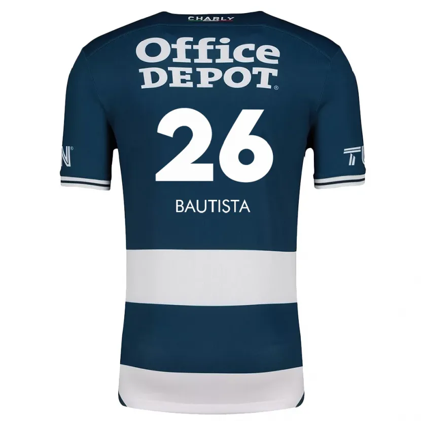 Danxen Uomo Maglia Alán Bautista #26 Blu Bianco Kit Gara Home 2024/25 Maglietta