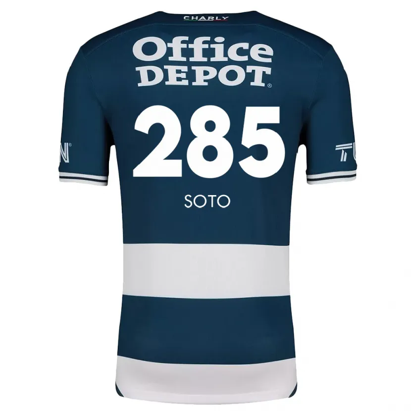 Danxen Uomo Maglia Edwin Soto #285 Blu Bianco Kit Gara Home 2024/25 Maglietta