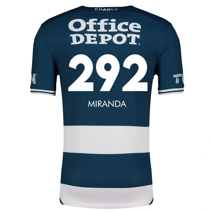Danxen Uomo Maglia Herbey Miranda #292 Blu Bianco Kit Gara Home 2024/25 Maglietta