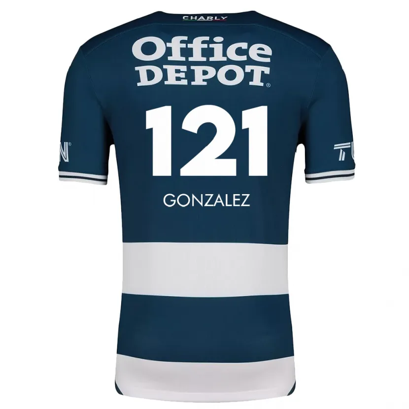 Danxen Uomo Maglia Cristian González #121 Blu Bianco Kit Gara Home 2024/25 Maglietta