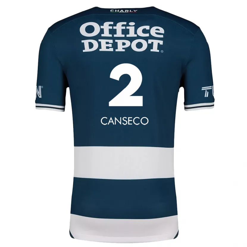 Danxen Uomo Maglia Fernanda Canseco #2 Blu Bianco Kit Gara Home 2024/25 Maglietta