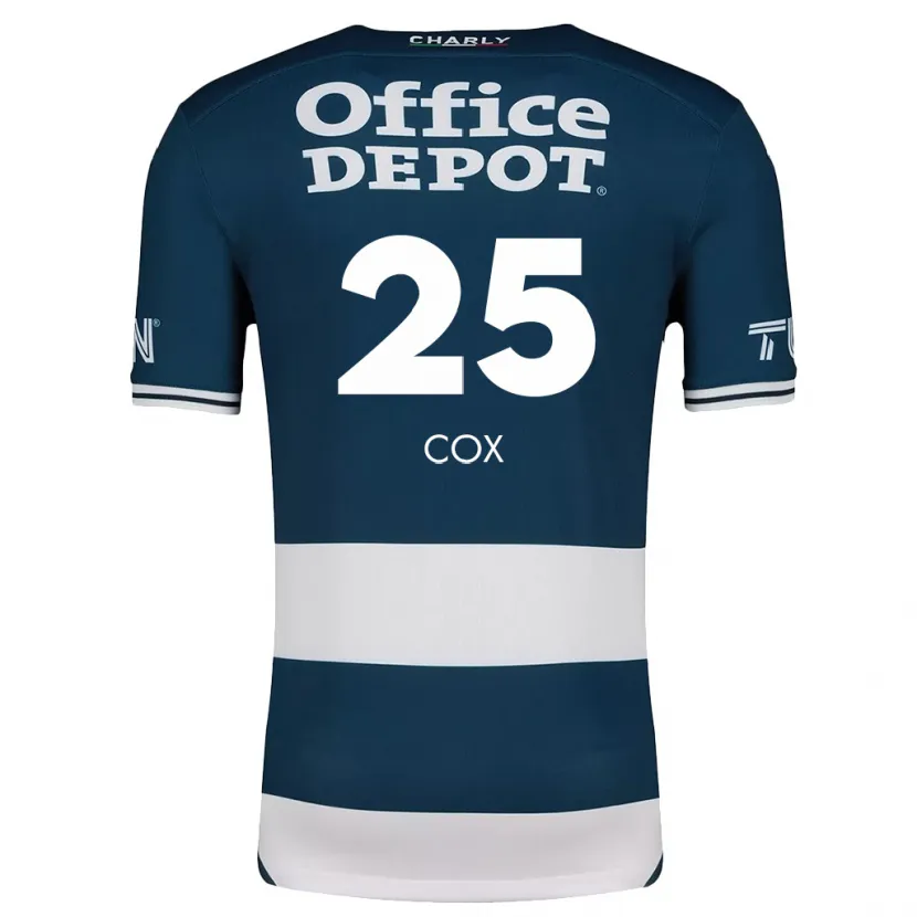 Danxen Uomo Maglia Marta Cox #25 Blu Bianco Kit Gara Home 2024/25 Maglietta