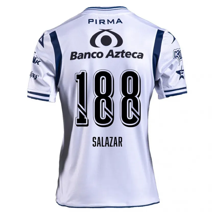 Danxen Uomo Maglia Ronaldo Salazar #188 Bianco Blu Navy Kit Gara Home 2024/25 Maglietta