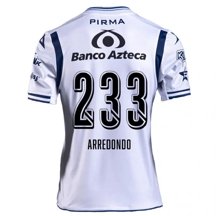 Danxen Uomo Maglia Ángel Arredondo #233 Bianco Blu Navy Kit Gara Home 2024/25 Maglietta