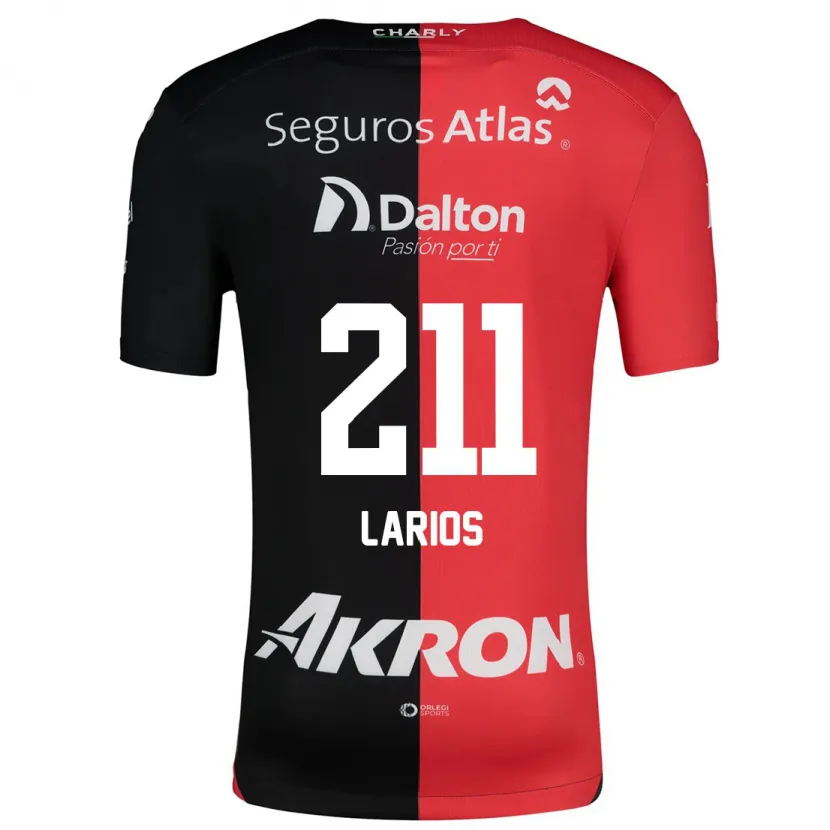 Danxen Uomo Maglia Israel Larios #211 Rosso Nero Kit Gara Home 2024/25 Maglietta