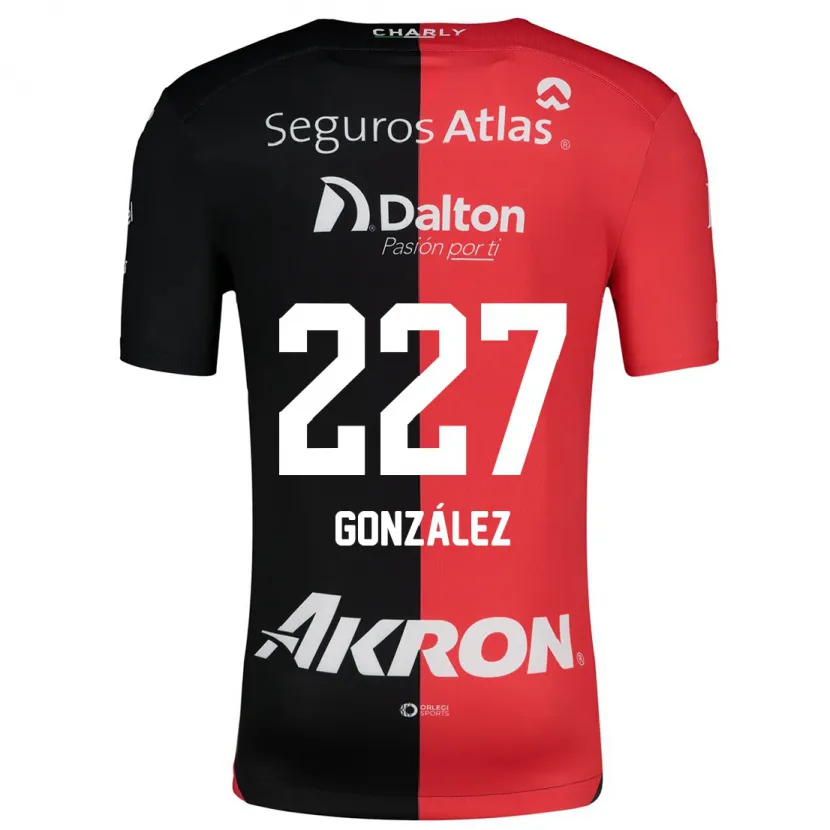 Danxen Uomo Maglia Rodolfo González #227 Rosso Nero Kit Gara Home 2024/25 Maglietta