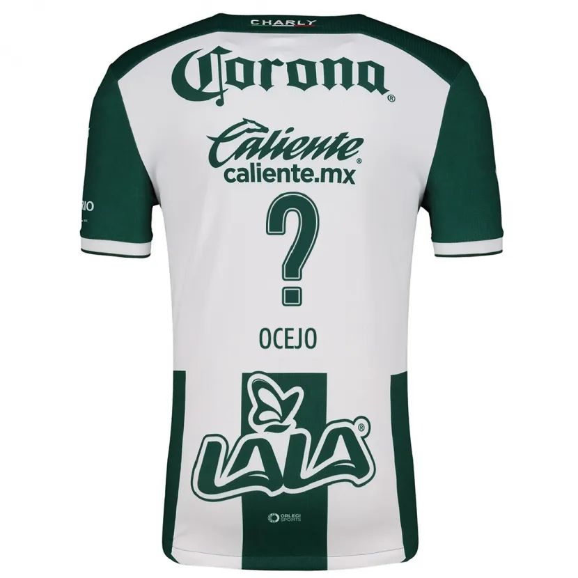 Danxen Uomo Maglia Jesús Ocejo #0 Verde Bianco Kit Gara Home 2024/25 Maglietta