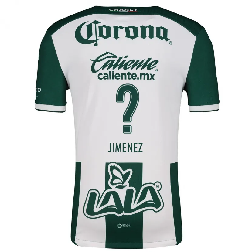 Danxen Uomo Maglia Tahiel Jiménez #0 Verde Bianco Kit Gara Home 2024/25 Maglietta