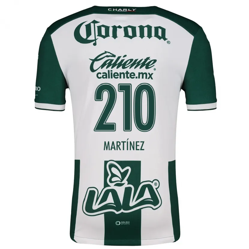 Danxen Uomo Maglia André Martínez #210 Verde Bianco Kit Gara Home 2024/25 Maglietta