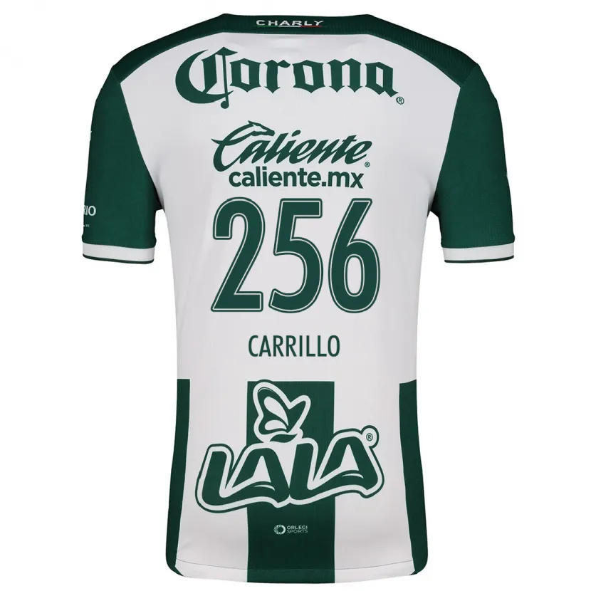 Danxen Uomo Maglia Stéphano Carrillo #256 Verde Bianco Kit Gara Home 2024/25 Maglietta