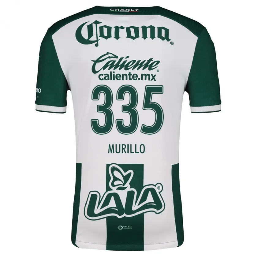 Danxen Uomo Maglia Doryan Murillo #335 Verde Bianco Kit Gara Home 2024/25 Maglietta