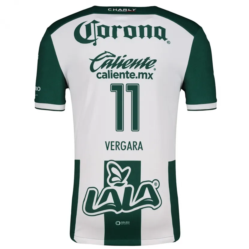 Danxen Uomo Maglia Duván Vergara #11 Verde Bianco Kit Gara Home 2024/25 Maglietta
