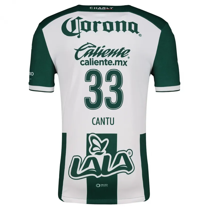 Danxen Uomo Maglia Aida Cantú #33 Verde Bianco Kit Gara Home 2024/25 Maglietta