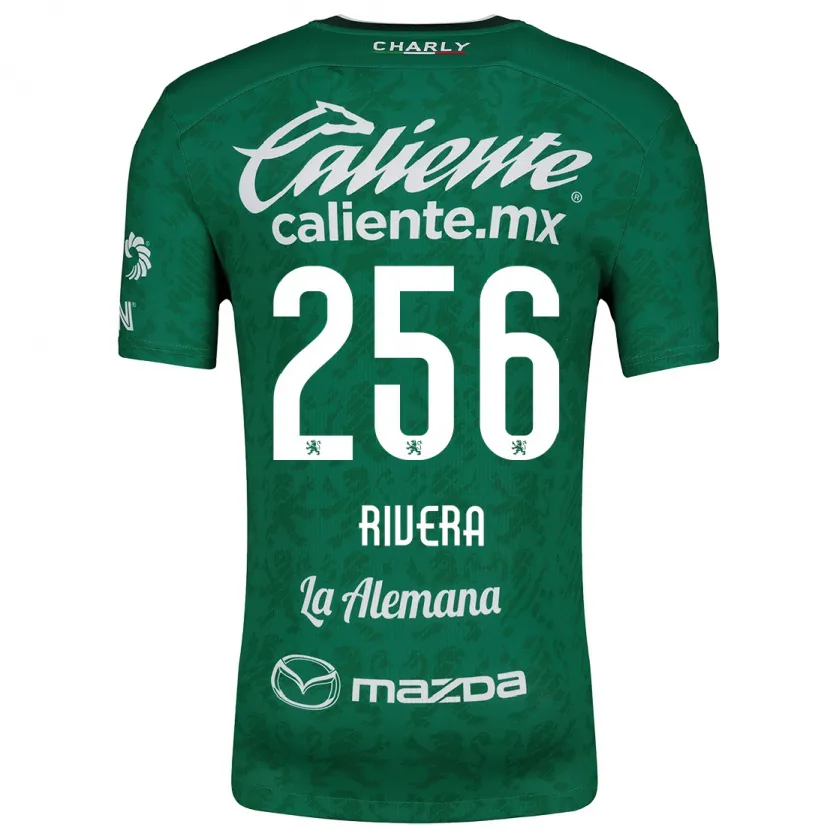Danxen Uomo Maglia Fernando Rivera #256 Verde Bianco Kit Gara Home 2024/25 Maglietta