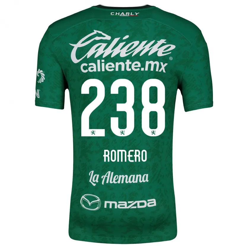 Danxen Uomo Maglia Paulo Romero #238 Verde Bianco Kit Gara Home 2024/25 Maglietta