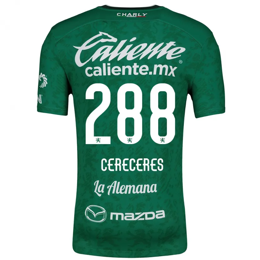 Danxen Uomo Maglia Thomas Cereceres #288 Verde Bianco Kit Gara Home 2024/25 Maglietta