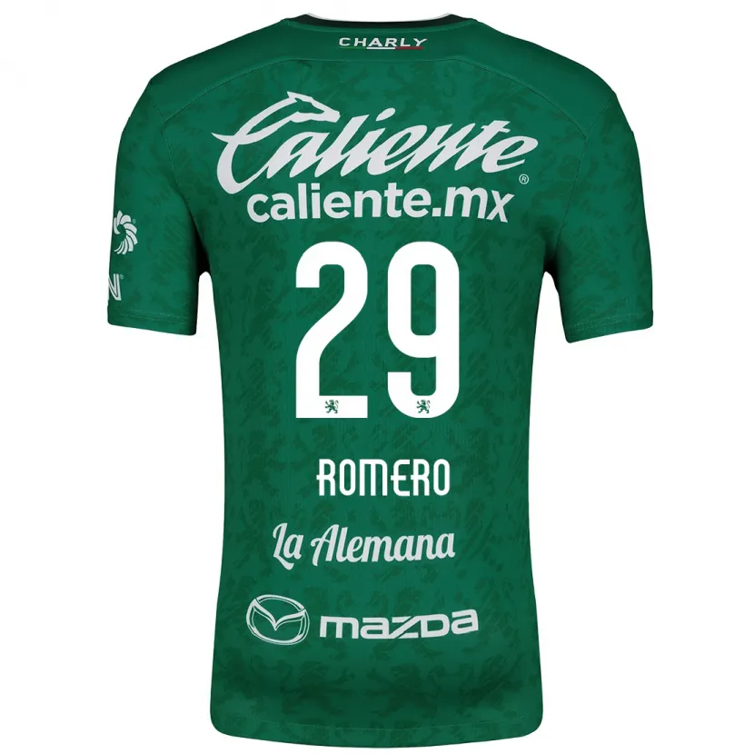 Danxen Uomo Maglia Lucas Romero #29 Verde Bianco Kit Gara Home 2024/25 Maglietta