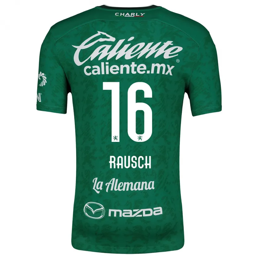 Danxen Uomo Maglia Mayalu Rausch #16 Verde Bianco Kit Gara Home 2024/25 Maglietta