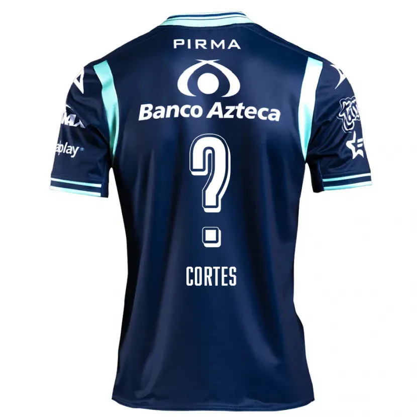 Danxen Uomo Maglia Vinícius Côrtes #0 Blu Navy Kit Gara Away 2024/25 Maglietta