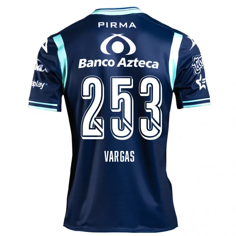Danxen Uomo Maglia Edwin Vargas #253 Blu Navy Kit Gara Away 2024/25 Maglietta
