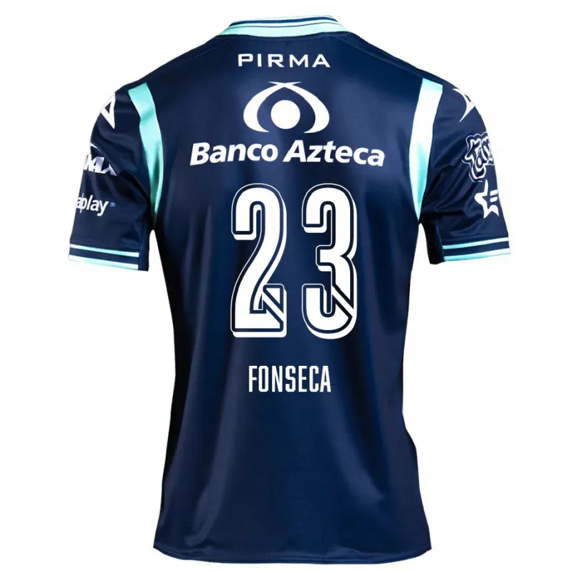 Danxen Uomo Maglia Camila Fonseca #23 Blu Navy Kit Gara Away 2024/25 Maglietta