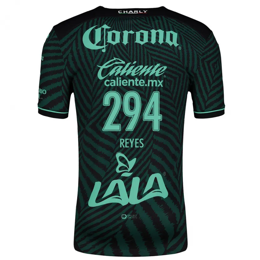 Danxen Uomo Maglia Máximo Reyes #294 Nero Verde Kit Gara Away 2024/25 Maglietta