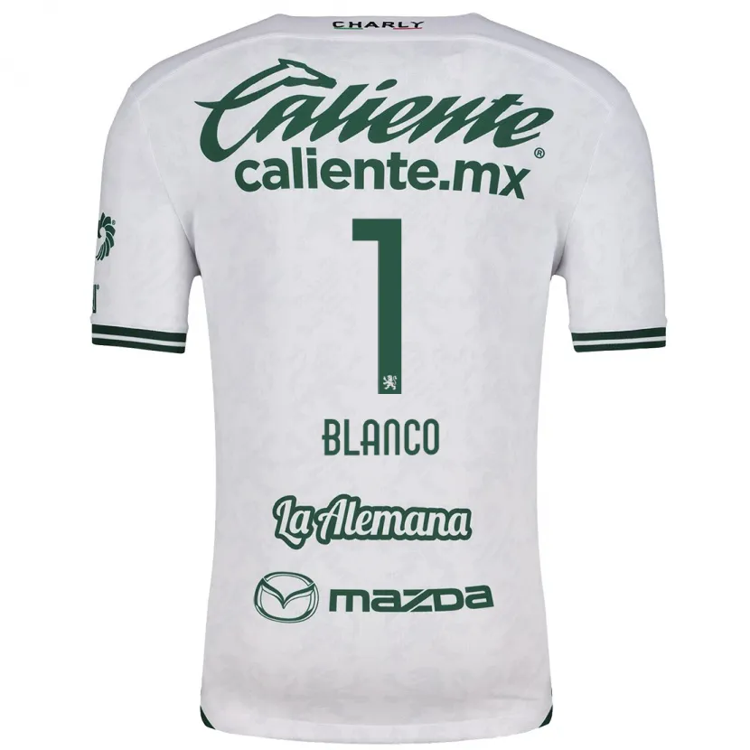 Danxen Uomo Maglia Alfonso Blanco #1 Bianco Verde Kit Gara Away 2024/25 Maglietta