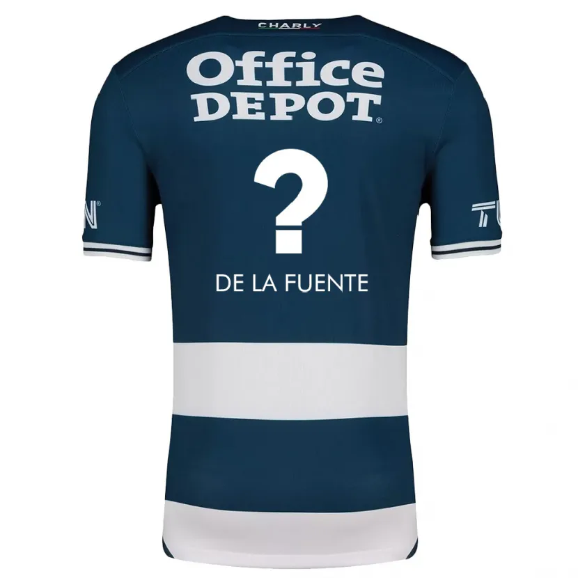 Danxen Donna Maglia Paulino De La Fuente #0 Blu Bianco Kit Gara Home 2024/25 Maglietta