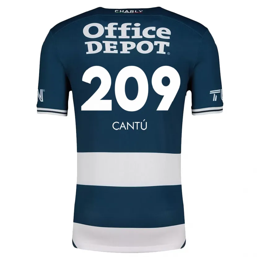 Danxen Donna Maglia Juan Cantú #209 Blu Bianco Kit Gara Home 2024/25 Maglietta