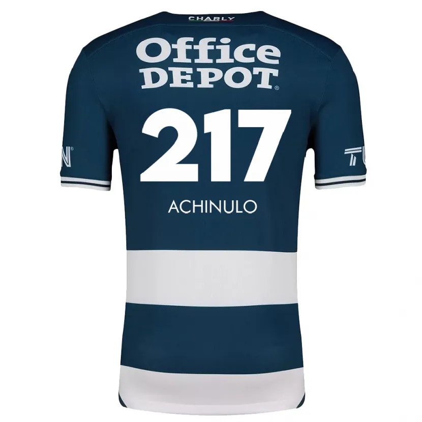 Danxen Donna Maglia Princewill Achinulo #217 Blu Bianco Kit Gara Home 2024/25 Maglietta