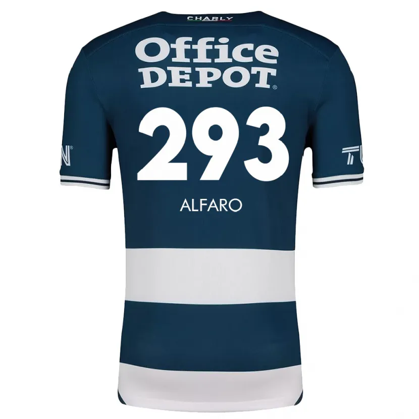 Danxen Donna Maglia Cristóbal Alfaro #293 Blu Bianco Kit Gara Home 2024/25 Maglietta