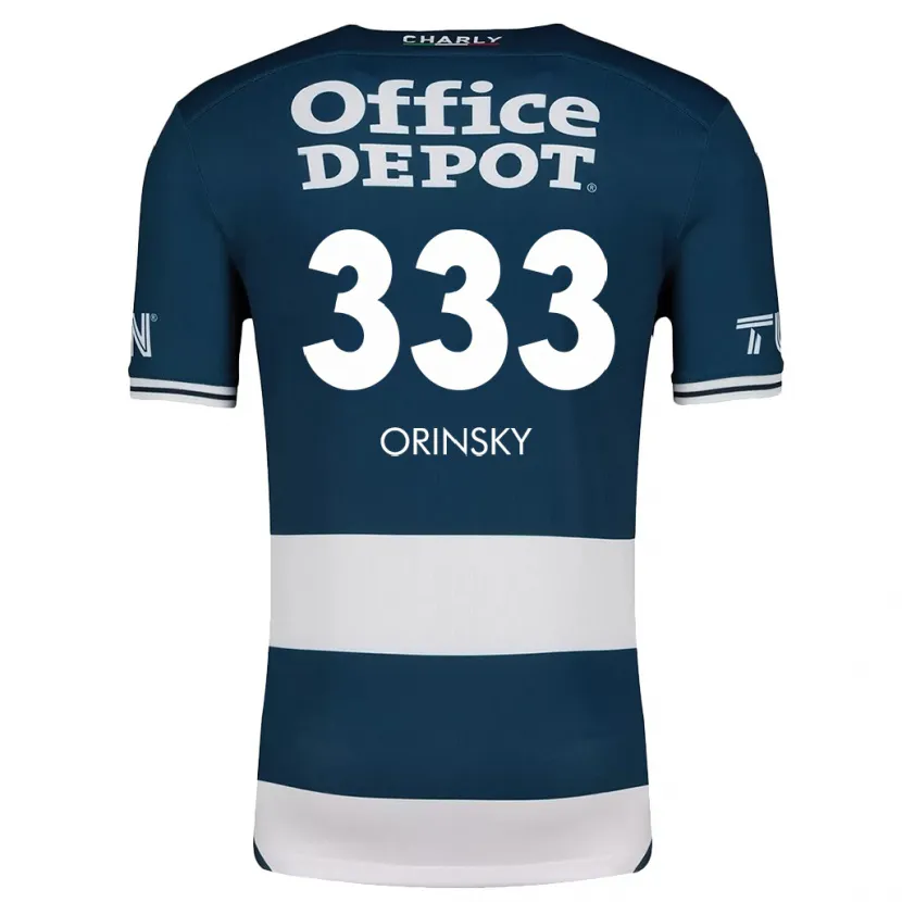 Danxen Donna Maglia Edson Orinsky #333 Blu Bianco Kit Gara Home 2024/25 Maglietta