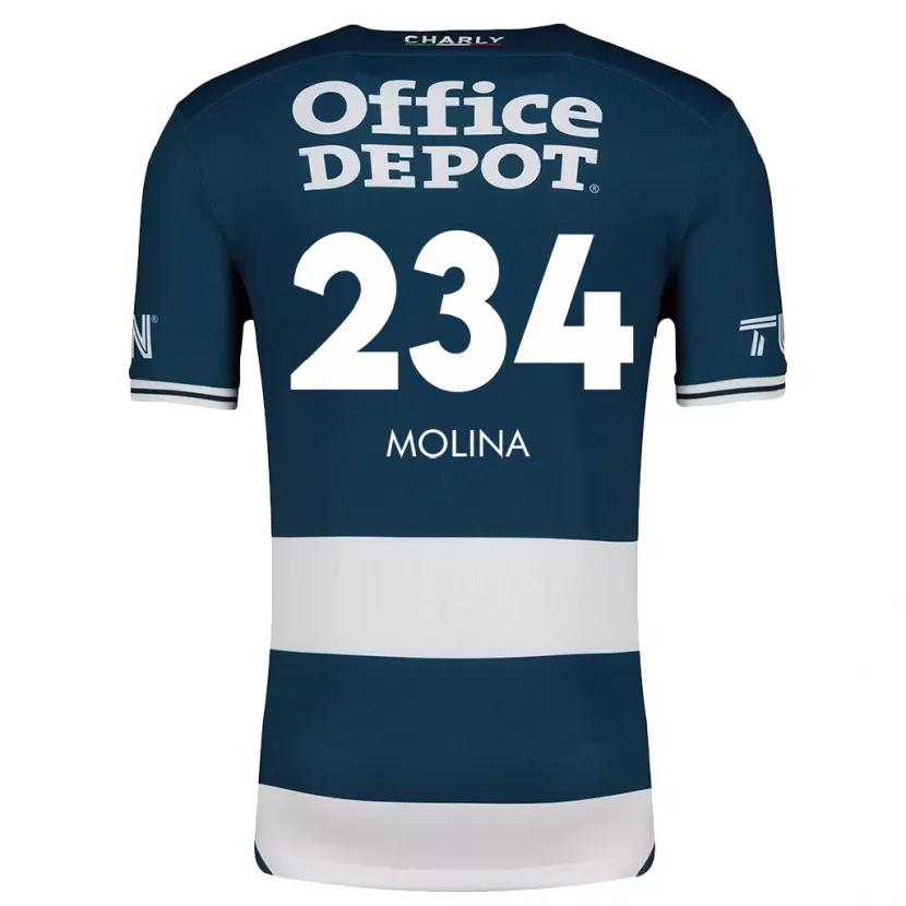 Danxen Donna Maglia Yoshimar Molina #234 Blu Bianco Kit Gara Home 2024/25 Maglietta
