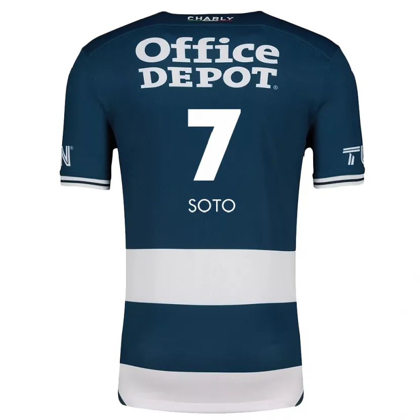 Danxen Donna Maglia Alice Soto #7 Blu Bianco Kit Gara Home 2024/25 Maglietta