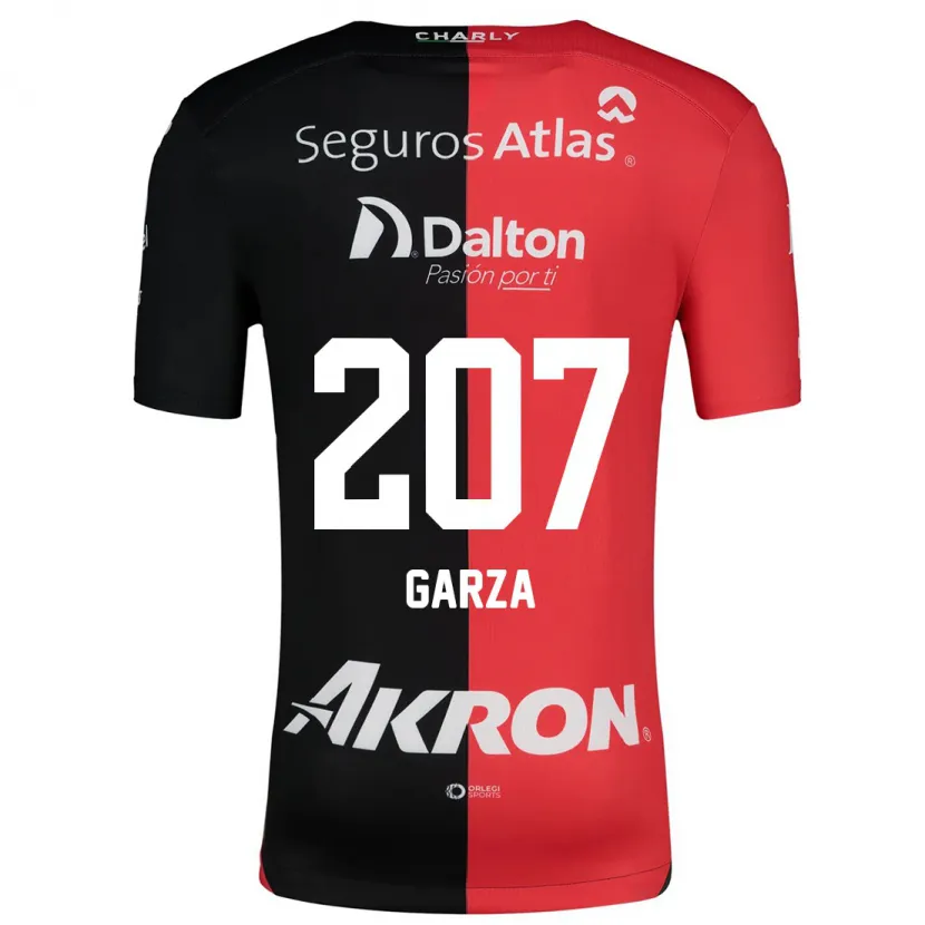 Danxen Donna Maglia Rodolfo Garza #207 Rosso Nero Kit Gara Home 2024/25 Maglietta