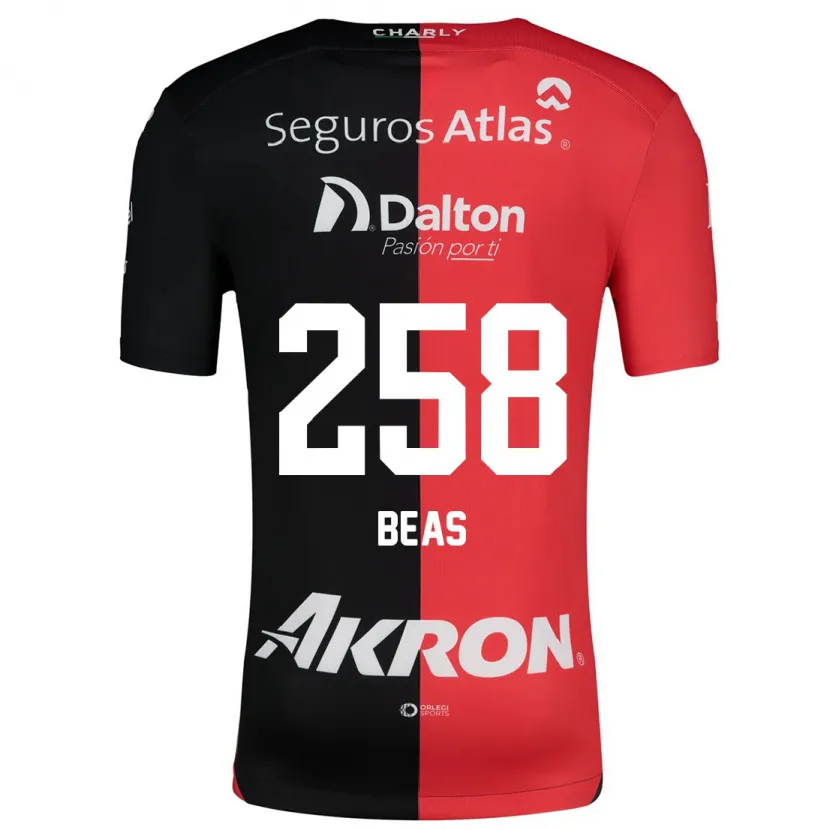 Danxen Donna Maglia Álvaro Beas #258 Rosso Nero Kit Gara Home 2024/25 Maglietta