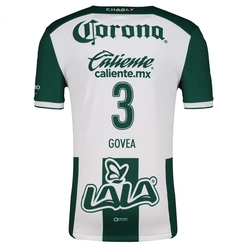 Danxen Donna Maglia Ismael Govea #3 Verde Bianco Kit Gara Home 2024/25 Maglietta