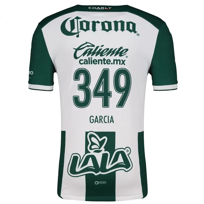 Danxen Donna Maglia Diego García #349 Verde Bianco Kit Gara Home 2024/25 Maglietta