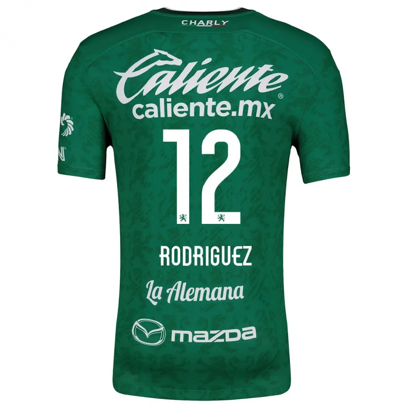 Danxen Donna Maglia Lixy Rodríguez #12 Verde Bianco Kit Gara Home 2024/25 Maglietta