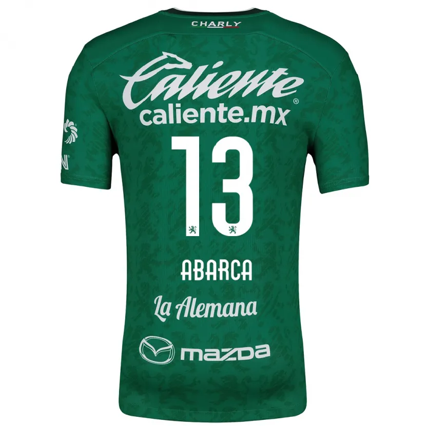Danxen Donna Maglia Vidalia Abarca #13 Verde Bianco Kit Gara Home 2024/25 Maglietta