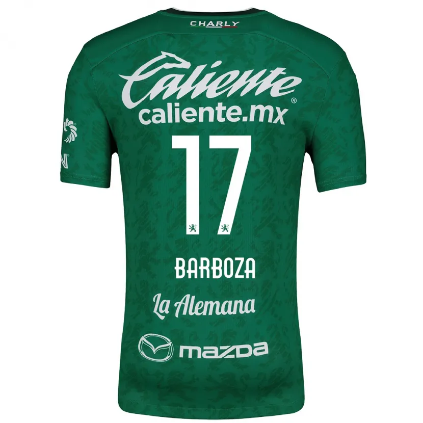 Danxen Donna Maglia Marypaz Barboza #17 Verde Bianco Kit Gara Home 2024/25 Maglietta