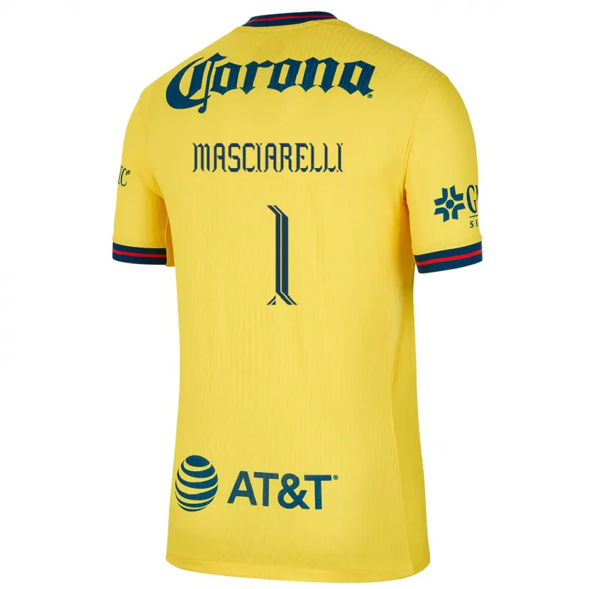 Danxen Donna Maglia Renata Masciarelli #1 Giallo Blu Kit Gara Home 2024/25 Maglietta