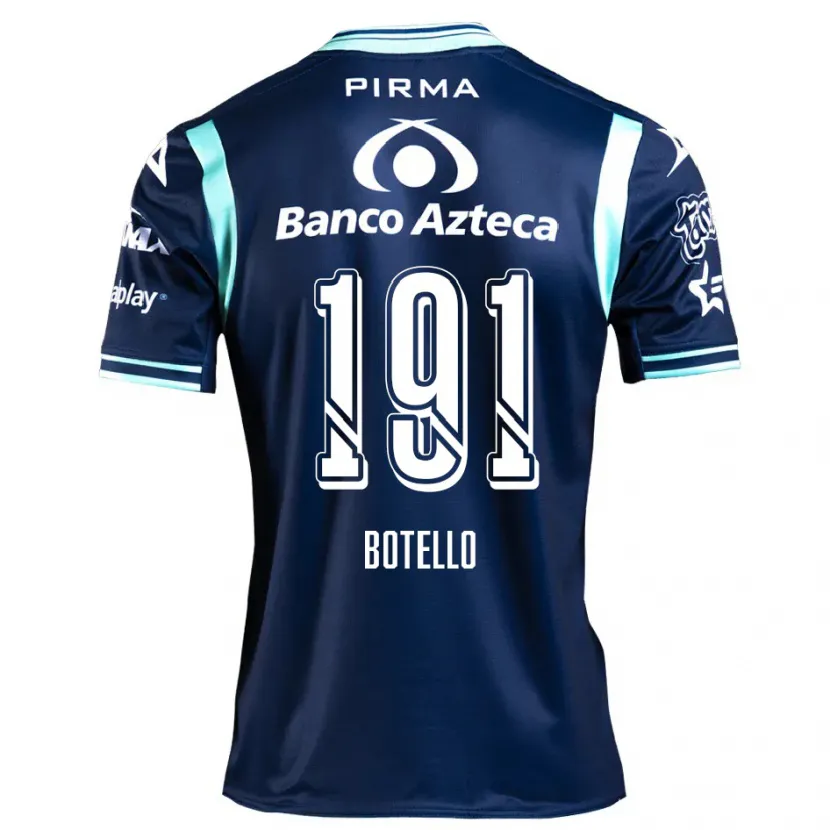 Danxen Donna Maglia Octavio Botello #191 Blu Navy Kit Gara Away 2024/25 Maglietta