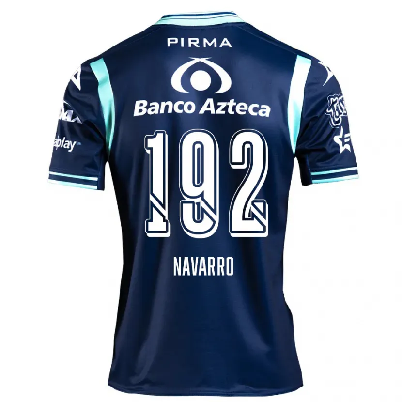 Danxen Donna Maglia Eduardo Navarro #192 Blu Navy Kit Gara Away 2024/25 Maglietta