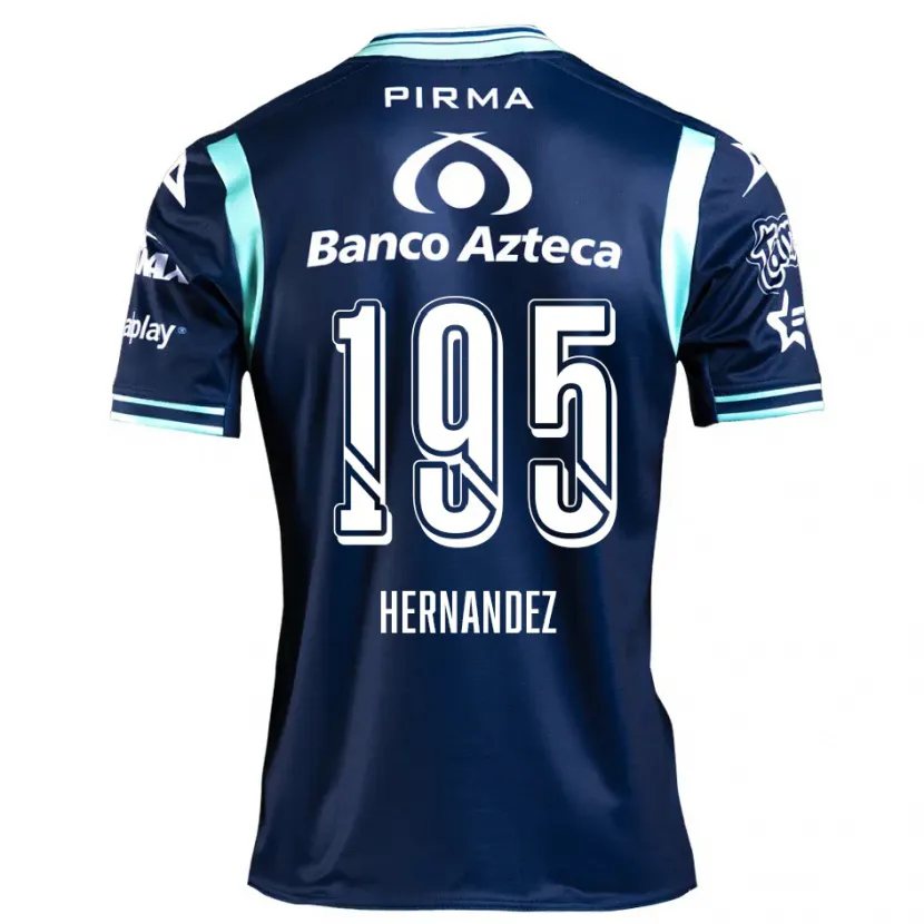 Danxen Donna Maglia Daniel Hernández #195 Blu Navy Kit Gara Away 2024/25 Maglietta