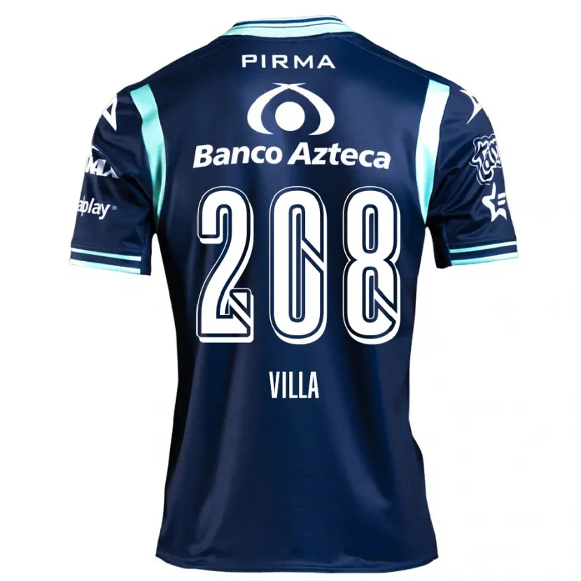 Danxen Donna Maglia Patrick Villa #208 Blu Navy Kit Gara Away 2024/25 Maglietta