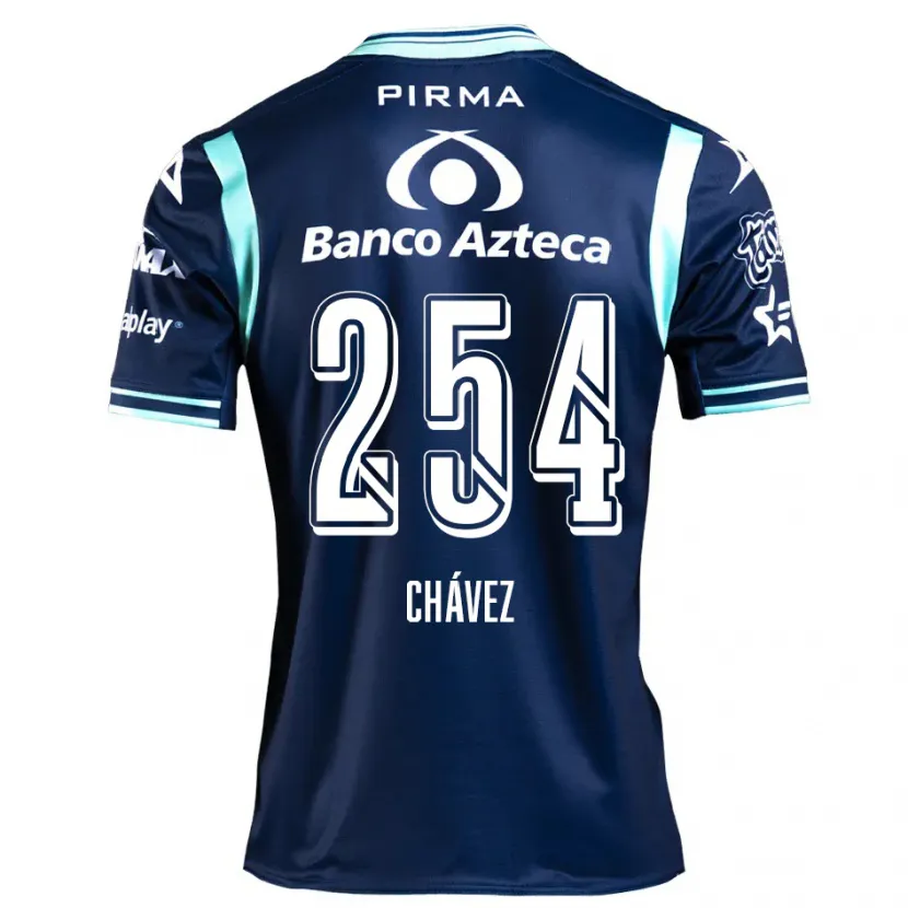 Danxen Donna Maglia José Chávez #254 Blu Navy Kit Gara Away 2024/25 Maglietta