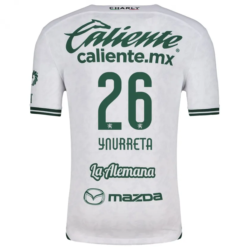 Danxen Donna Maglia Alexandra Hernández Ynurreta #26 Bianco Verde Kit Gara Away 2024/25 Maglietta