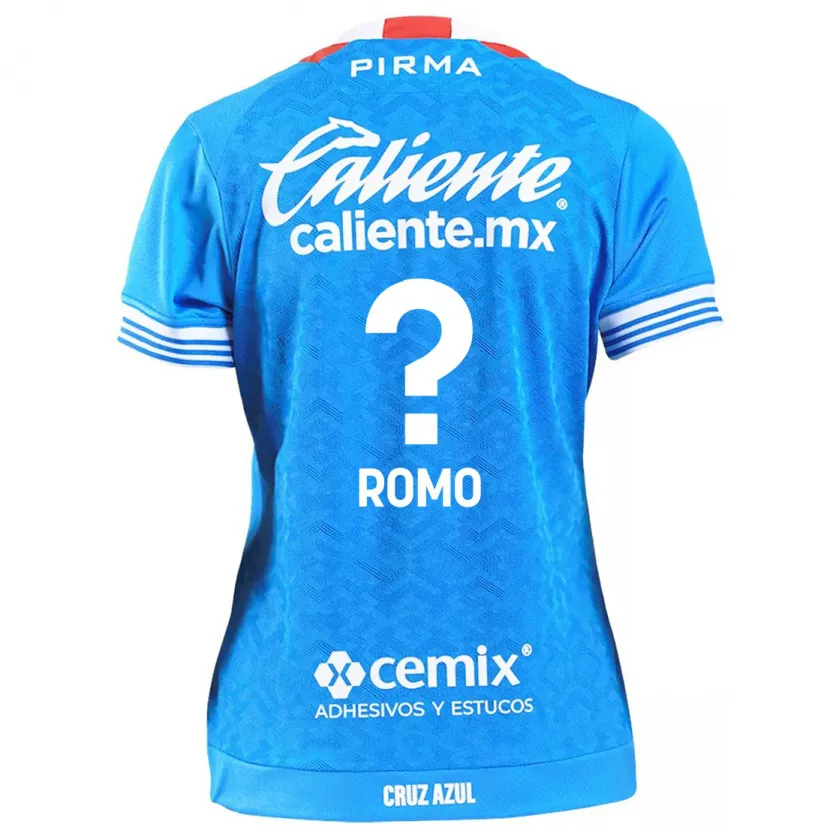 Danxen Bambino Maglia Luis Romo #0 Cielo Blu Kit Gara Home 2024/25 Maglietta