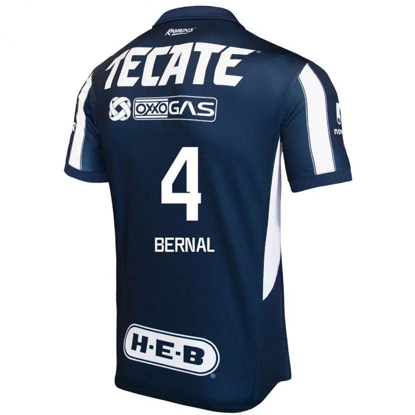 Danxen Bambino Maglia Rebeca Bernal #4 Blu Rosso Bianco Kit Gara Home 2024/25 Maglietta